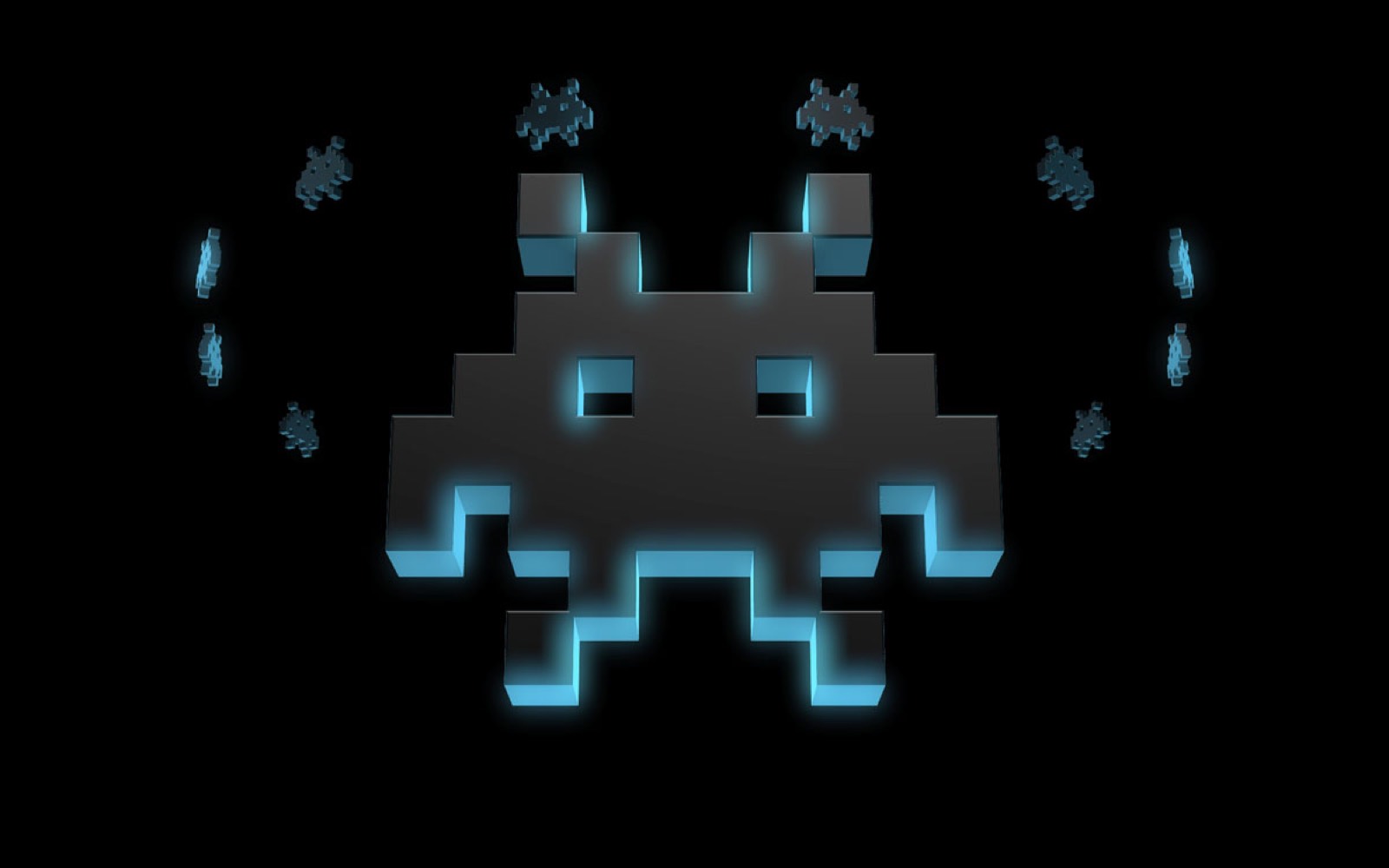 8bit Aliens preview: pixel-art space invaders